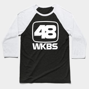 TV 48 White Baseball T-Shirt